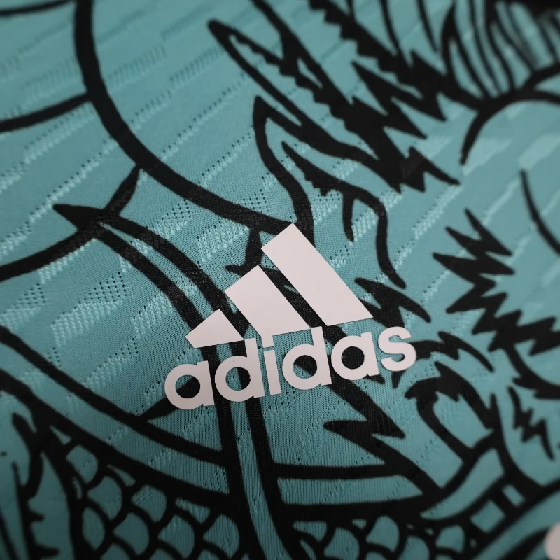 Real Madrid Bleu & Rouge Dragon Jersey 24/25 – Fan Version - Image 3