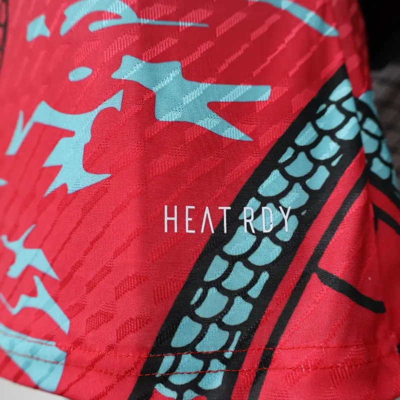 Real Madrid Bleu & Rouge Dragon Jersey 24/25 – Fan Version - Image 5