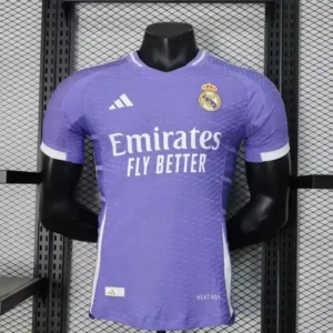 Real Madrid 24/25 Purple Away Kit – Player version