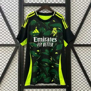 Real Madrid 24/25 Green and Black Kit – Fan Version