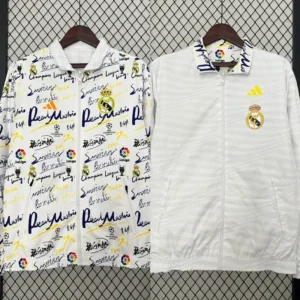 Real Madrid 24/25 Reversible Windbreaker -White