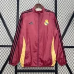 real madrid 24/25 reversible windbreaker - Red & Beige
