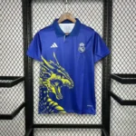 Real Madrid Blue Dragon Polo Jersey 24/25 – Fan Version