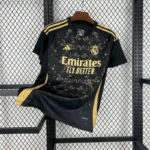 Real Madrid Black and Gold Kit 24/25 – Fan Version