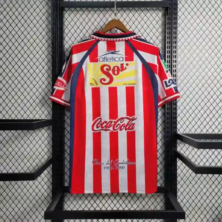 Chivas Guadalajara 1999-00 Home Kit - Image 8