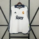 Real Madrid 2000-01 Home Kit -Long Sleeve – Fan Version