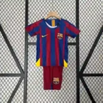 Fc Barcelona 2005-06 Home Kit - Kids