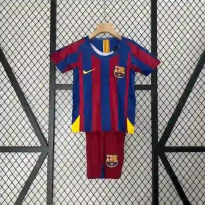 Fc Barcelona 2005-06 Home Kit - Kids