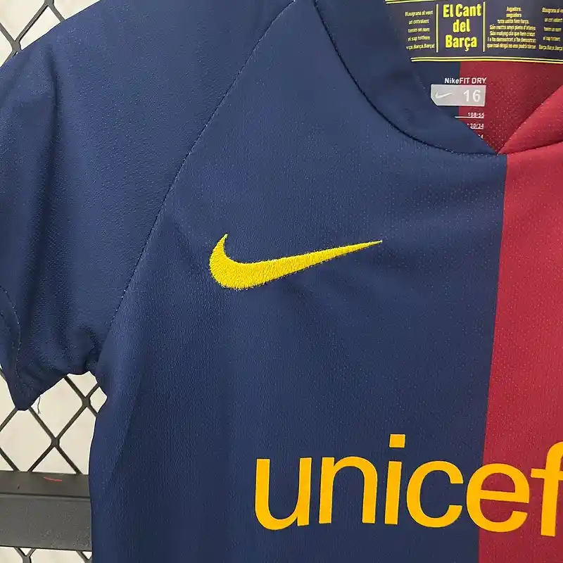 Fc Barcelona 2008-09 Home Kit - Kids - Image 2