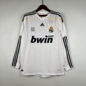 Real Madrid 2009-10 Home Kit -Long Sleeve