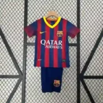 Fc Barcelona 2013-14 Home Kit - Kids