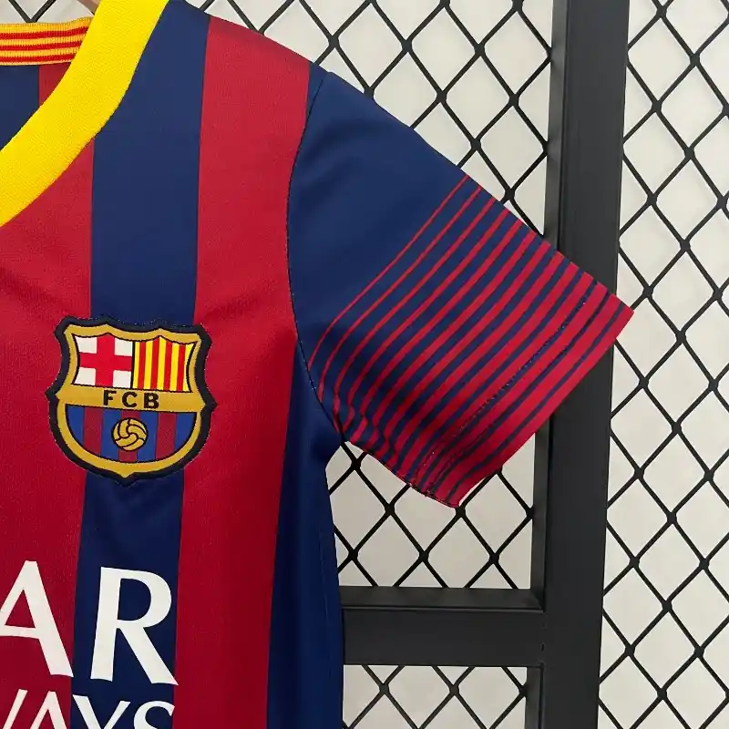 Fc Barcelona 2013-14 Home Kit - Kids - Image 5