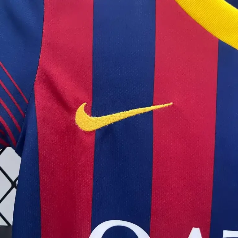 Fc Barcelona 2013-14 Home Kit - Kids - Image 4