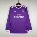 Real Madrid 2016-17 Away Kit -Long Sleeve – Fan Version