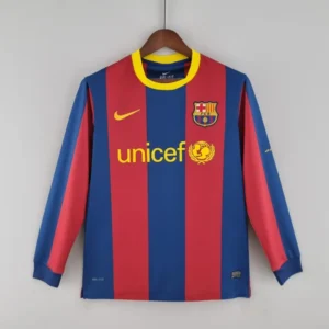 FC Barcelona 2010-11 Home Kit -Long Sleeve