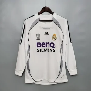 Real Madrid 2006-07 Home Kit -Long Sleeve