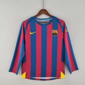 FC Barcelona 2005-06 Home Kit -Long Sleeve