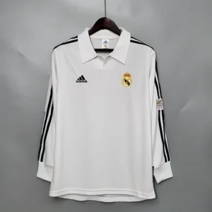 Real Madrid 2002 Home Kit -Long Sleeve