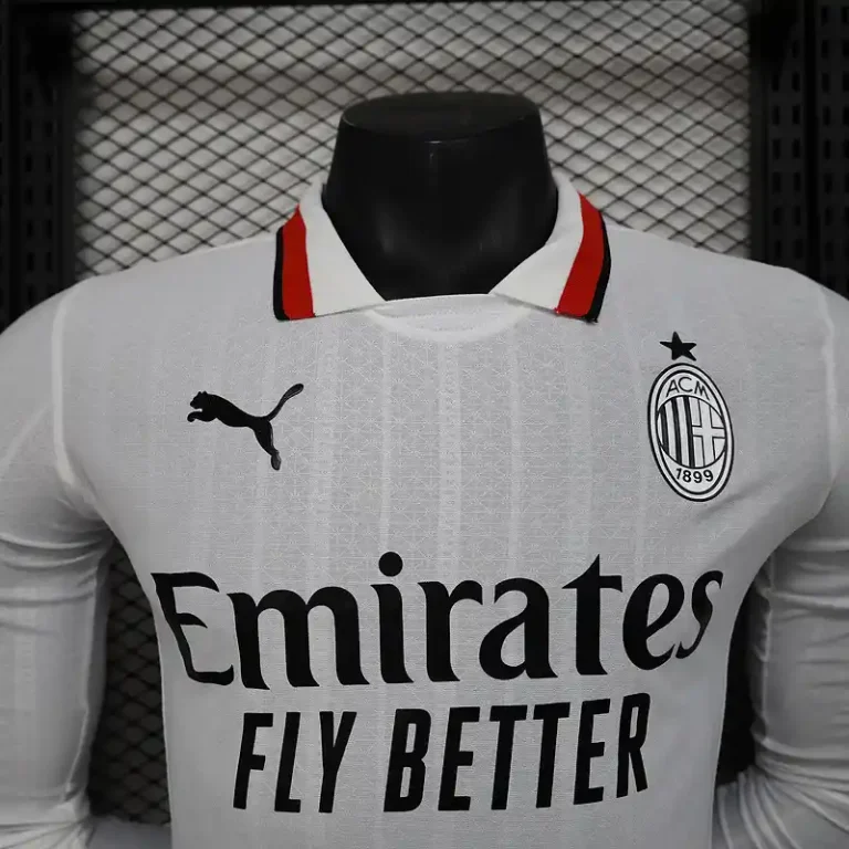 Ac Milan 24/25 Away Kit -Long Sleeve – Player version - Image 9