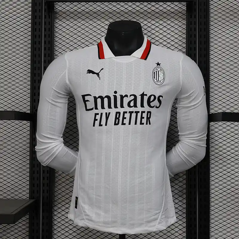 Ac Milan 24/25 Away Kit -Long Sleeve – Player version