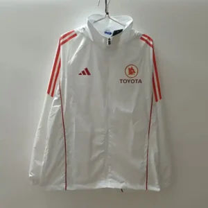 AS Roma 24/25 White windbreaker