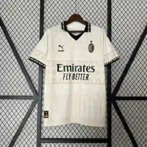 Ac Milan x Pleasures White Jersey – Fan Version