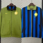 Inter Milan 24/25 reversible windbreaker -  Green & Blue