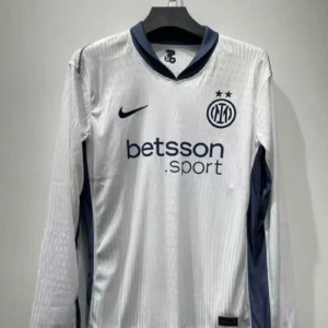 Inter Milan Away Jersey 24/25 -Long Sleeve - Fan Version