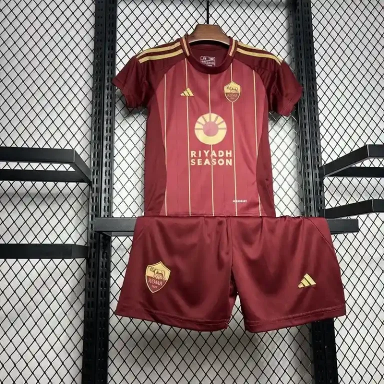 AS Roma 24/25 Home kit – Kids - Image 5