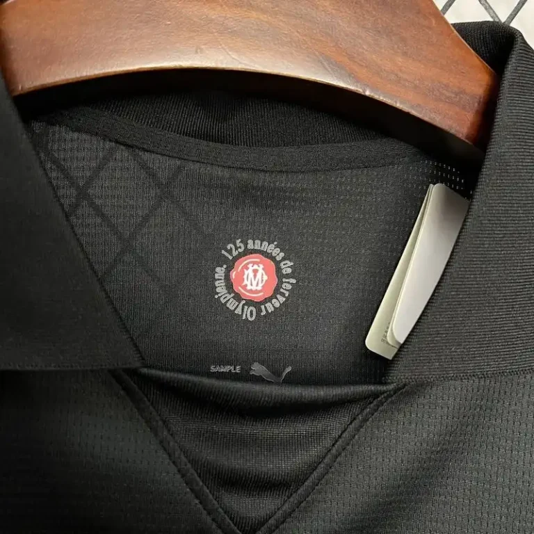 Olympique De Marseille 24/25 125th Black Kit - Fan Version - Image 4