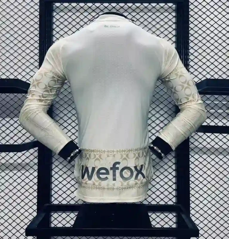 Ac Milan x Pleasures 24/25 White Kit -Long Sleeve – Player version - Image 5