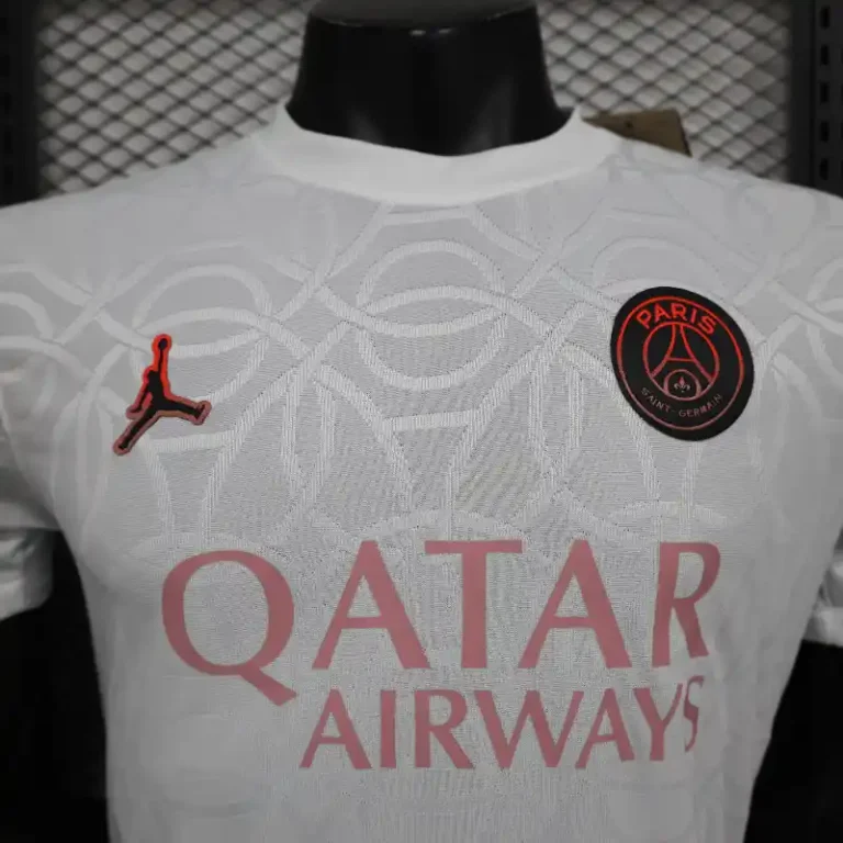 PSG X Jordan 24/25 White Special Kit – Player Version - Image 2