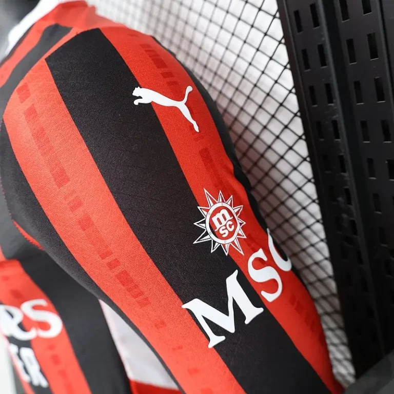 Ac Milan 24/25 Home Kit -Long Sleeve – Player version - Image 4