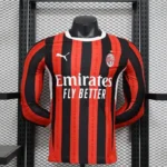 Ac Milan 24/25 Home Kit -Long Sleeve – Player version