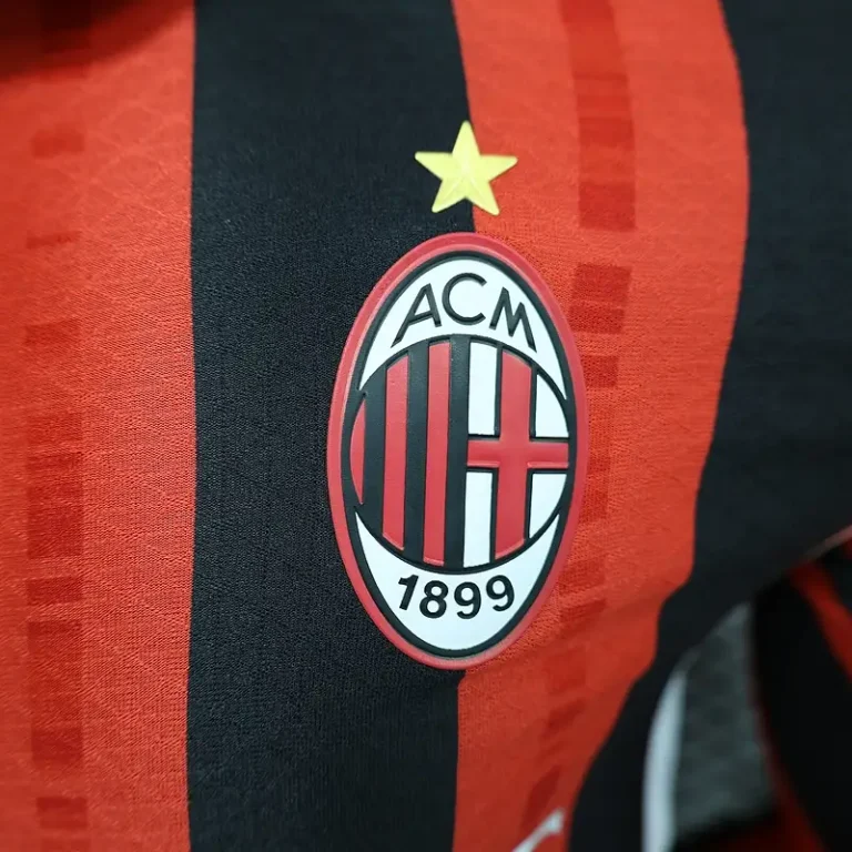 Ac Milan 24/25 Home Kit -Long Sleeve – Player version - Image 2