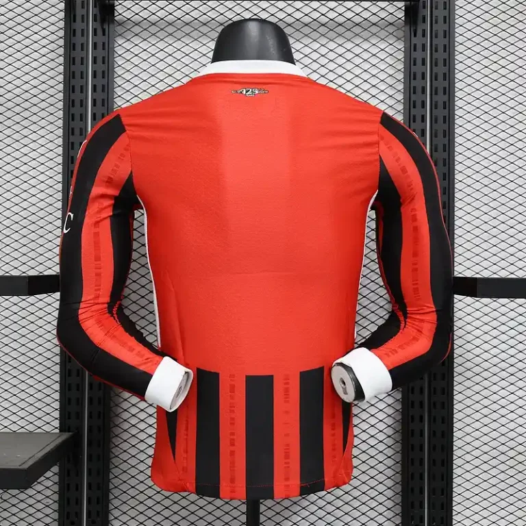 Ac Milan 24/25 Home Kit -Long Sleeve – Player version - Image 9