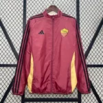 AS Roma 24/25 Reversible windbreaker -  Red & Beige