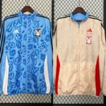Borussia Dortmund 24/25 Reversible Windbreaker - Blue & Beige