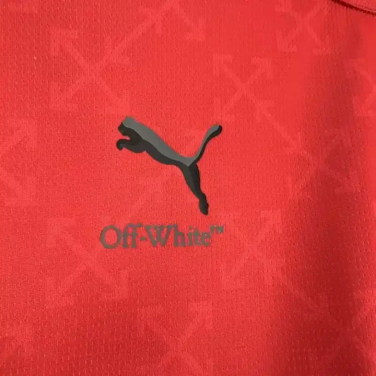 Ac Milan 25/26 Red Off White Special Kit – Fan Version - Image 3