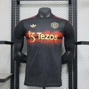 Manchester United 2025/26 Black & Red Special Edition Kit – Player Version