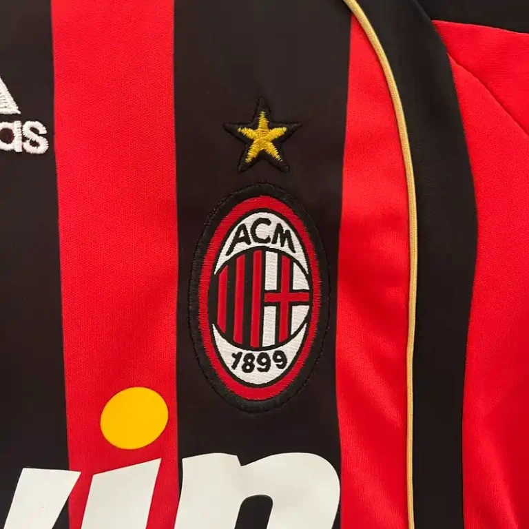 Ac Milan 2006-07 Home kit – Kids - Image 4