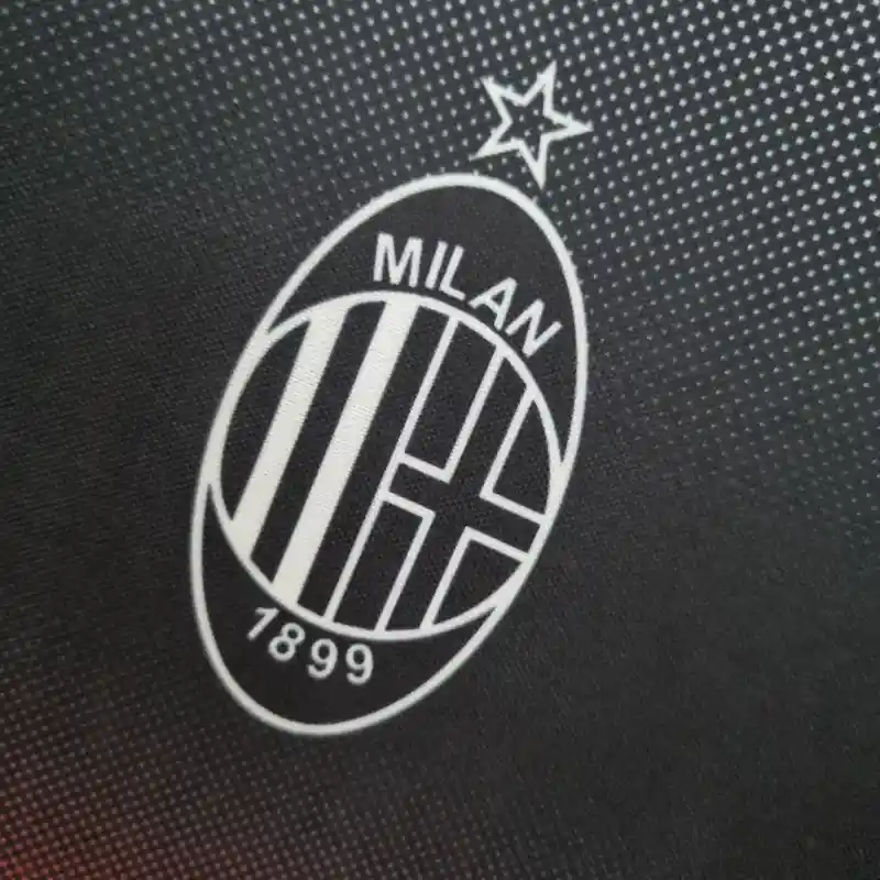 Ac Milan 1995-96 Black & White Training Suit - Image 3