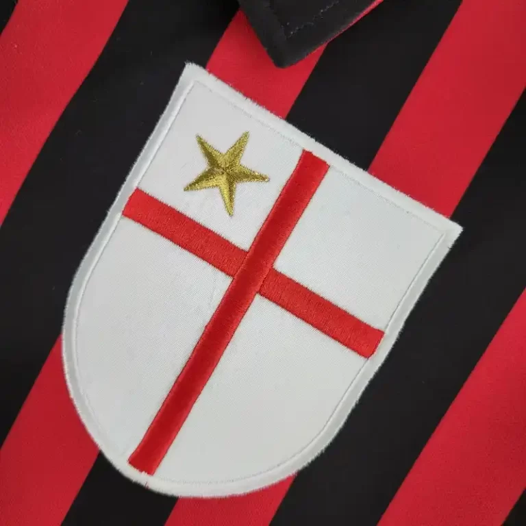 AC Milan 1999-2000 Home Kit -Long Sleeve - Image 3