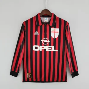 AC Milan 1999-2000 Home Kit -Long Sleeve