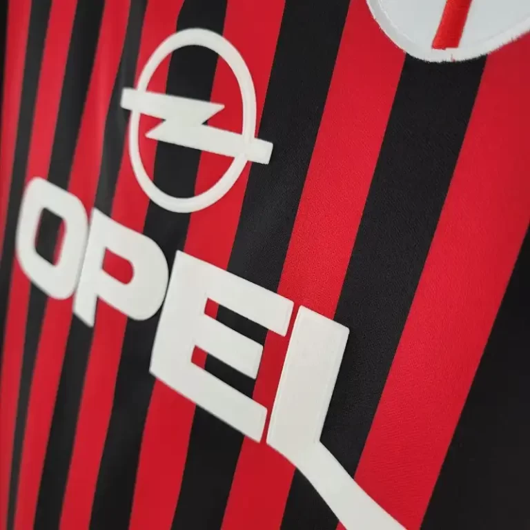 AC Milan 1999-2000 Home Kit -Long Sleeve - Image 5