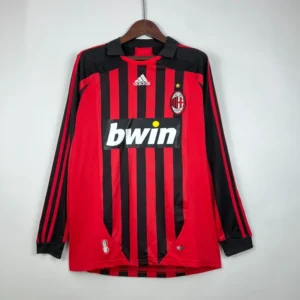 AC Milan 2007-08 Long Sleeve Home Kit