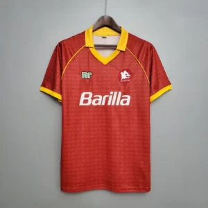 AS ROMA 1990-91 Home Kit