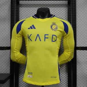 Al-Nassr 24/25 Home Kit -Long Sleeve – Player Version