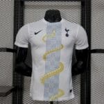 Tottenham Hotspur 2025/26 White Gold Snake Kit – Player version
