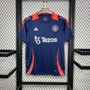 Manchester United 2024/25 Dark Blue Pre-match Kit – Fan Version
